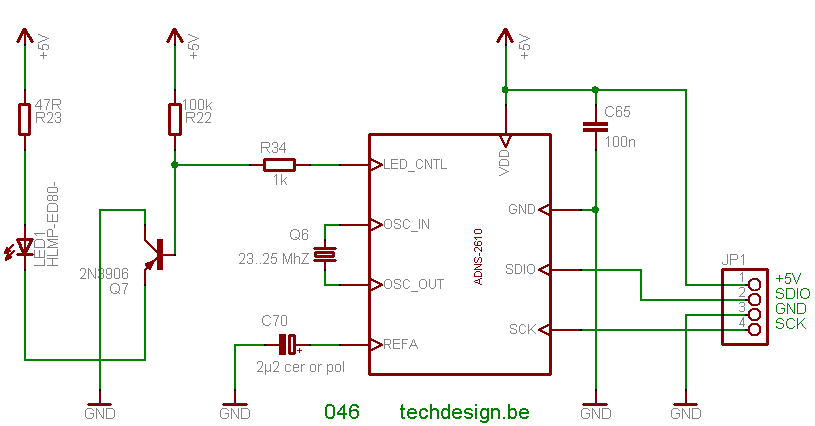 Usb Mouse Schematic